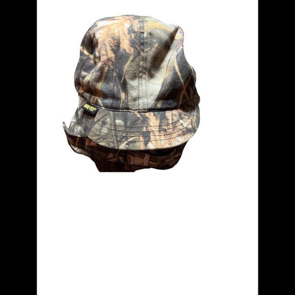 Camo Thinsulate Hook On Buiiet Gore-Tex Hat Covers Ears- Neck M/L - Picture 1 of 5